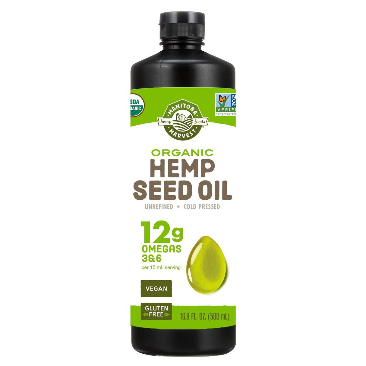 Manitoba Harvest Hemp Seed Oil, Organic-16.9floz