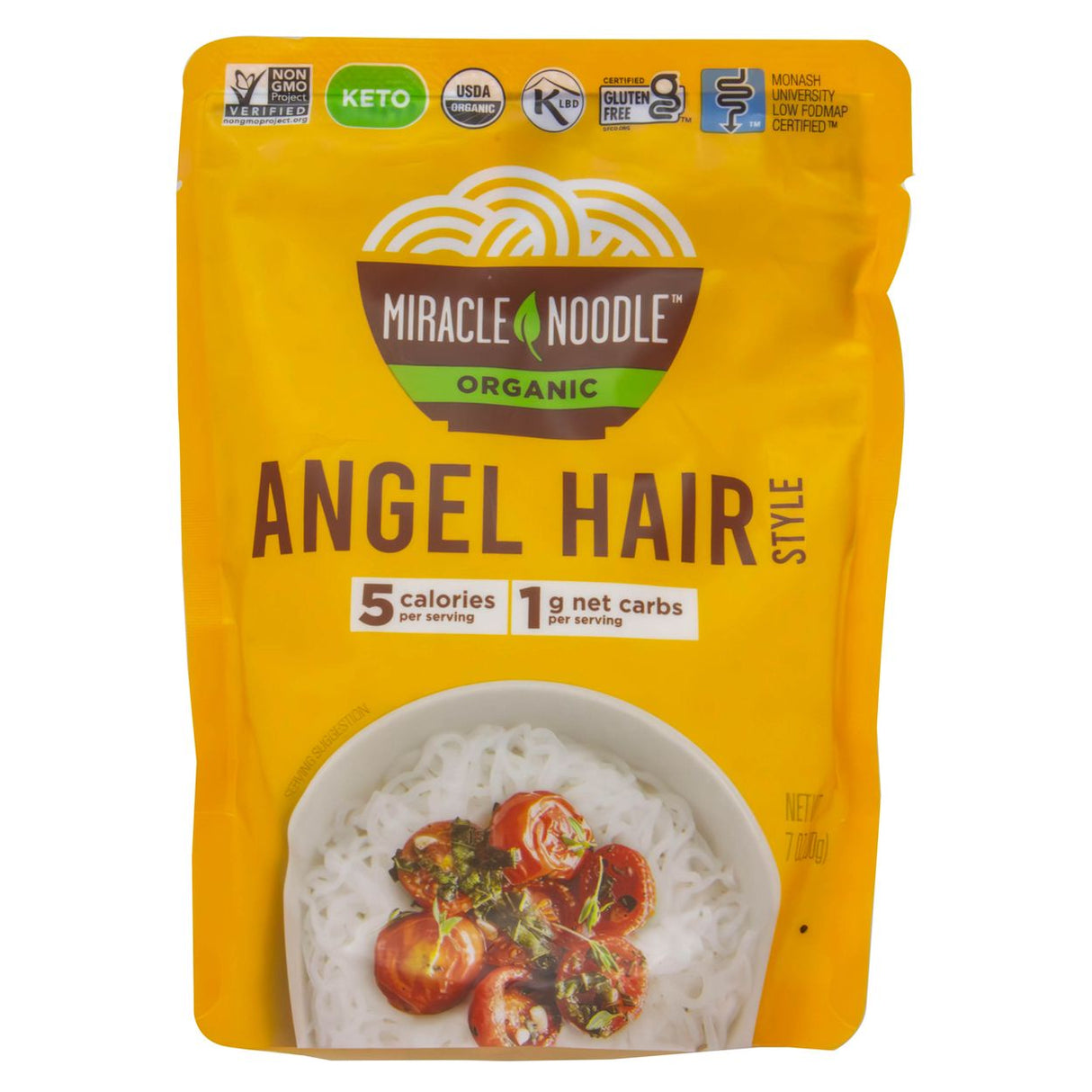 Miracle Noodle Ready-to-Eat, Angel Hair, Organic-7oz