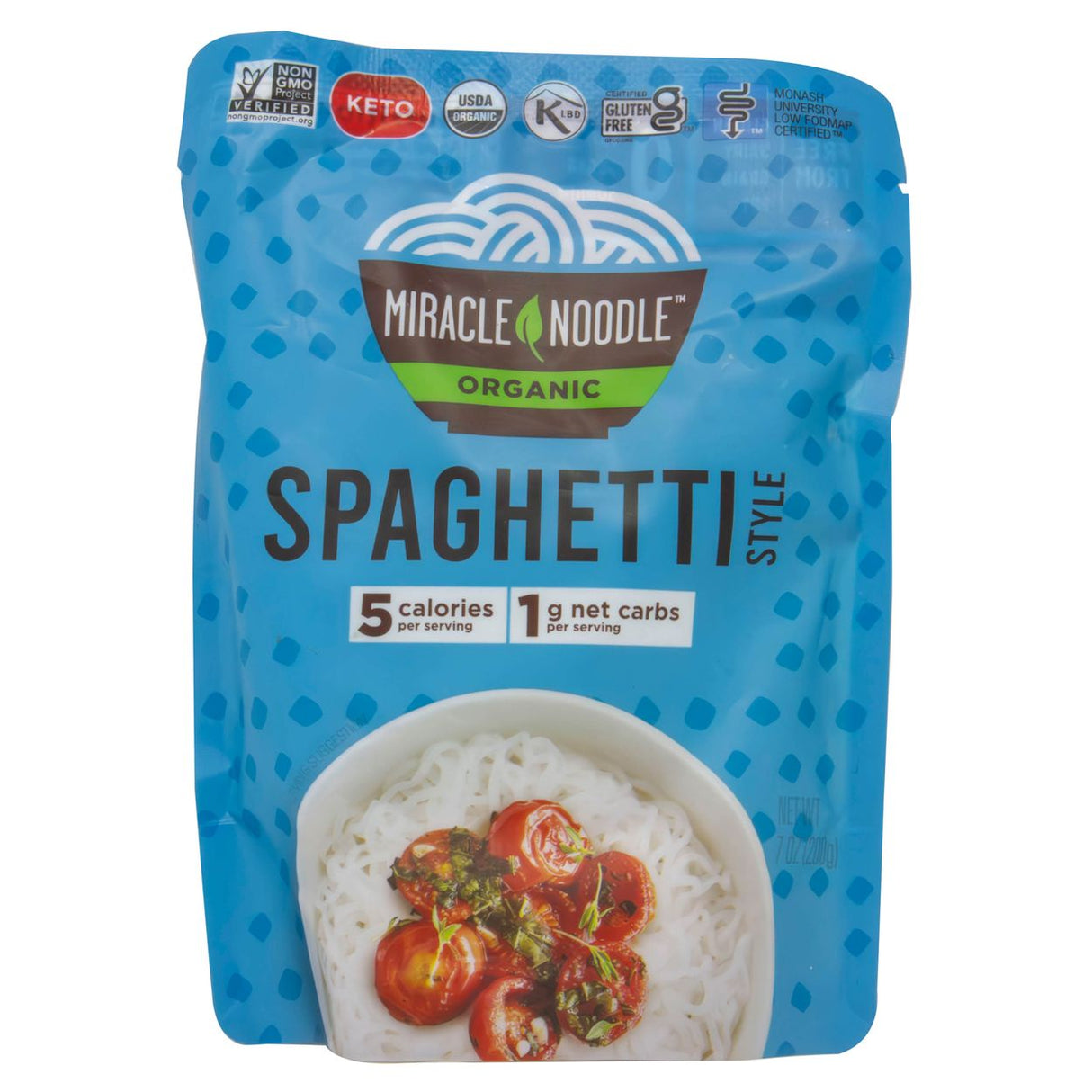 Miracle Noodle Ready-to-Eat, Spaghetti Noodles, Organic-7oz