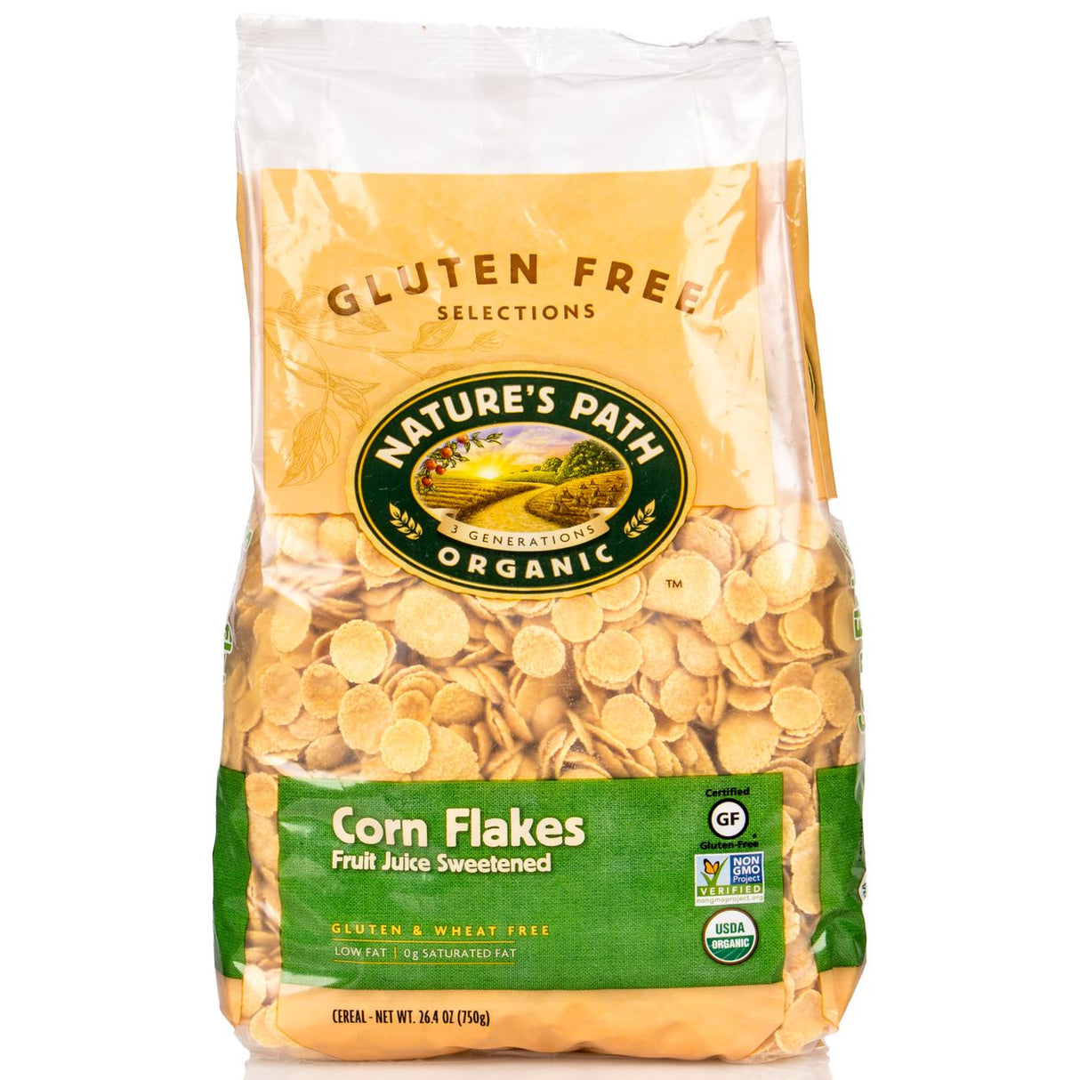 Nature's Path Corn Flakes, Gluten Free, Organic-26.4oz
