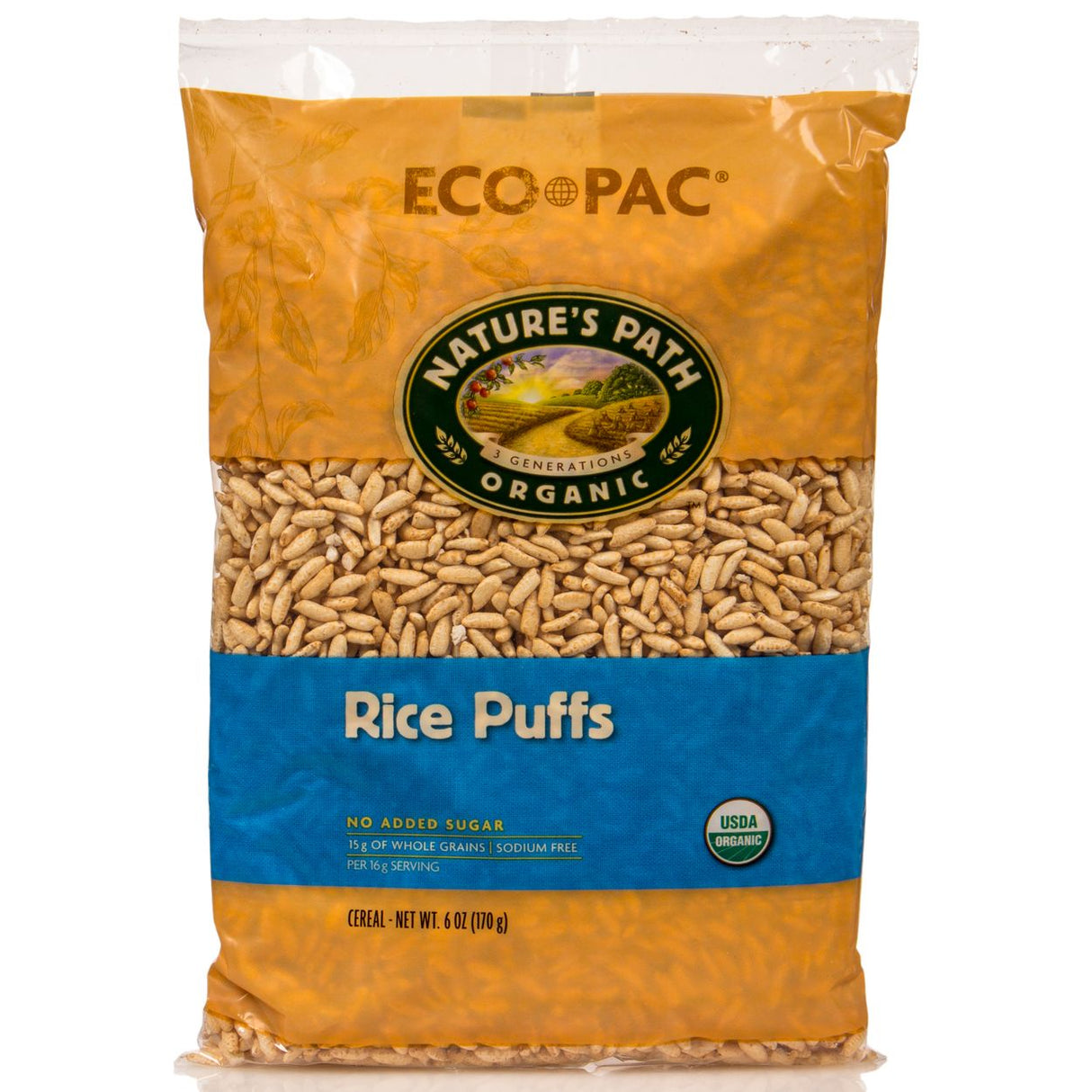 Nature's Path Rice Puffs, Organic-6oz