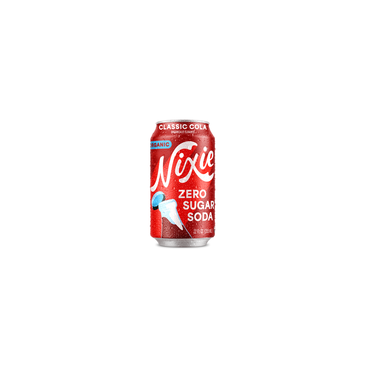 Nixie Zero Sugar Soda, Classic Cola, Organic-12floz