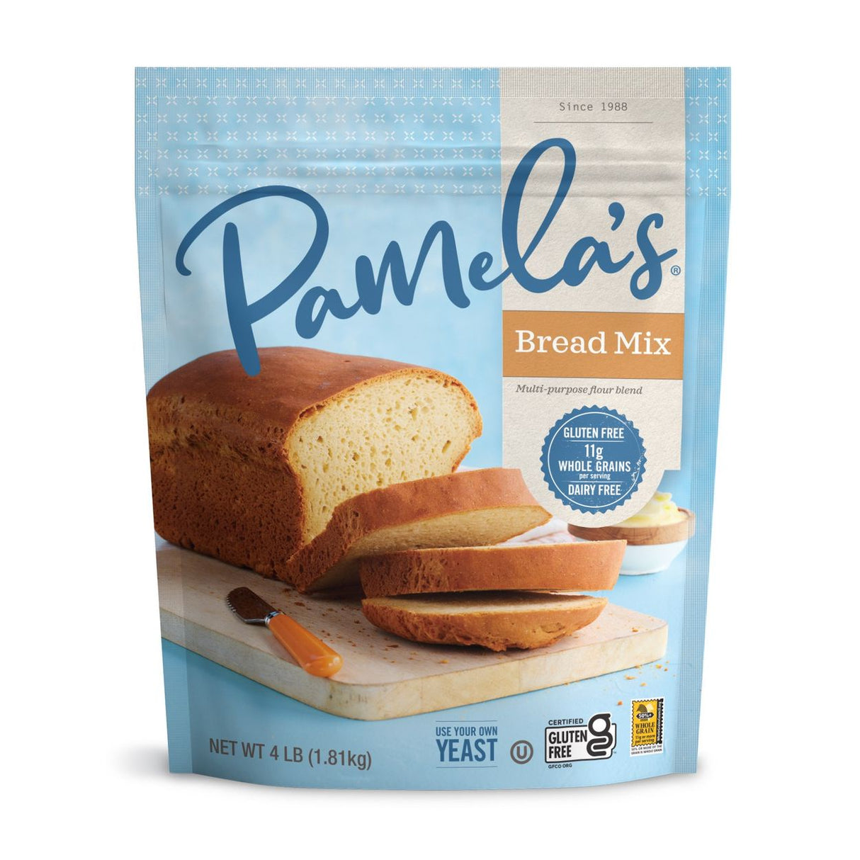 Pamela's Bread Mix & Flour Blend, Gluten Free-4Lbs