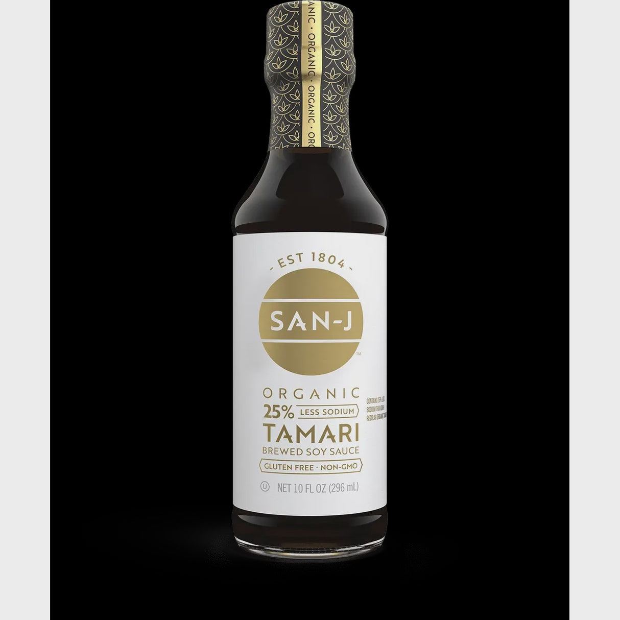 San-J Tamari, Low Sodium, Gluten Free, Platinum, Organic- 20 oz
