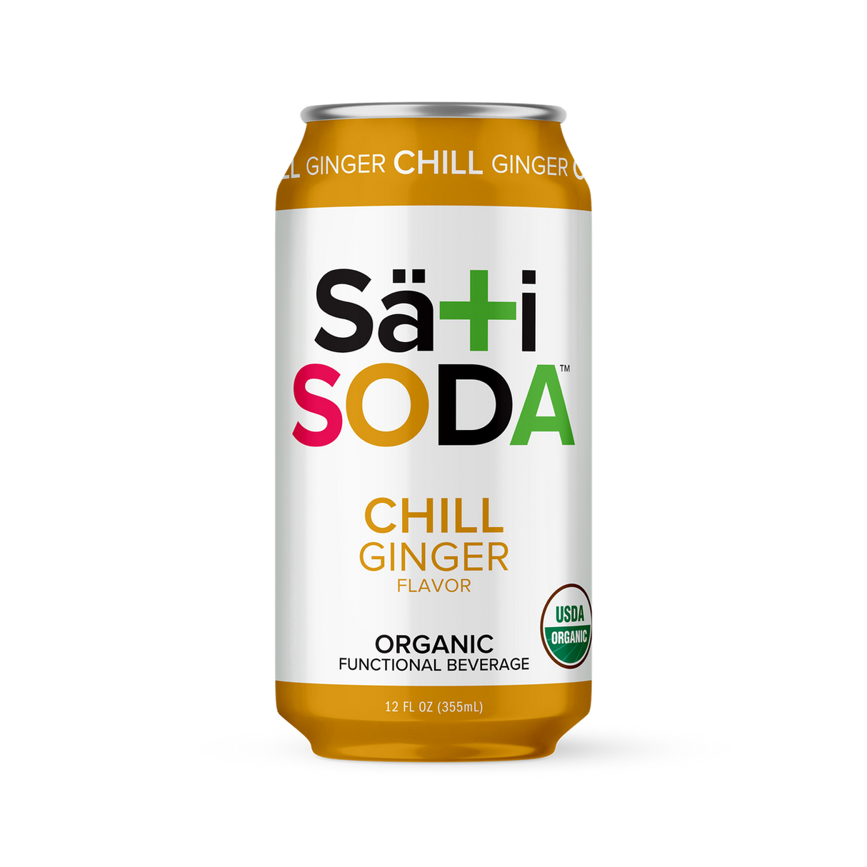 Sati Soda Chill, Ginger Soda, Organic-12floz