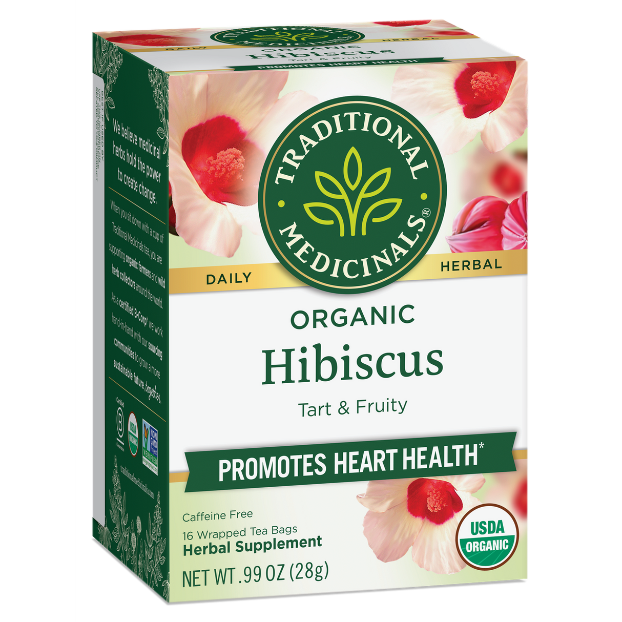 Traditional Medicinals Hibiscus Tea, Organic-1 Box